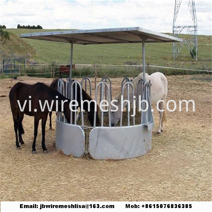 Hot Dipped Galvanized Cattle Hay Bale Feeder